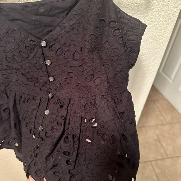 Black lace bow tie straps - Picture 5 of 5